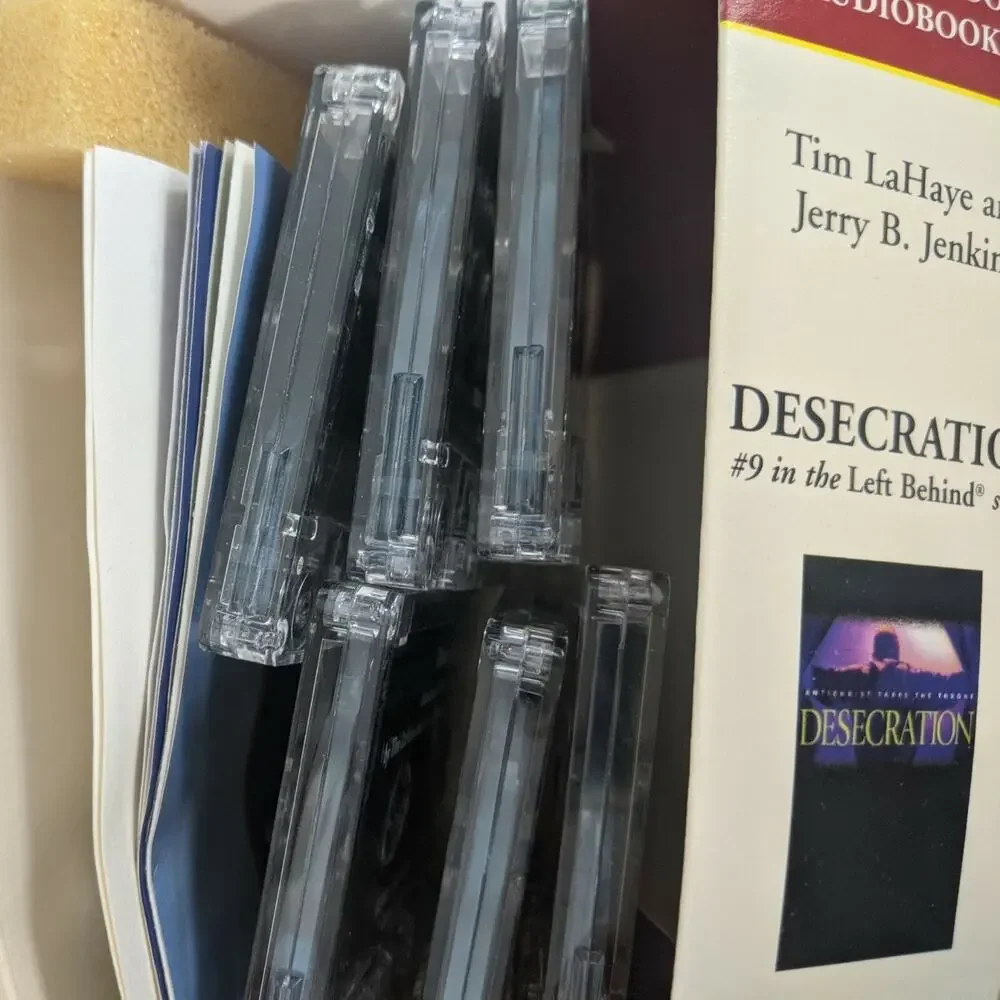 Desecration Unabridged Audiobook by Tim LaHaye Jerry Jenkins on Cassette Tape